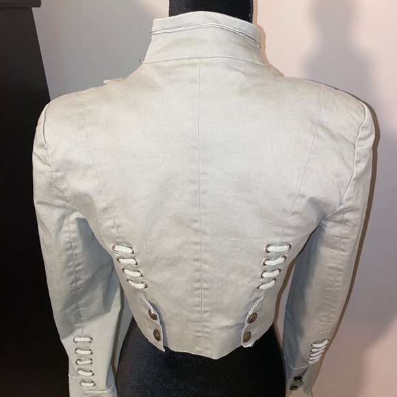 Urban Behavior Military Style Blazer Light Green - Picture 4 of 4